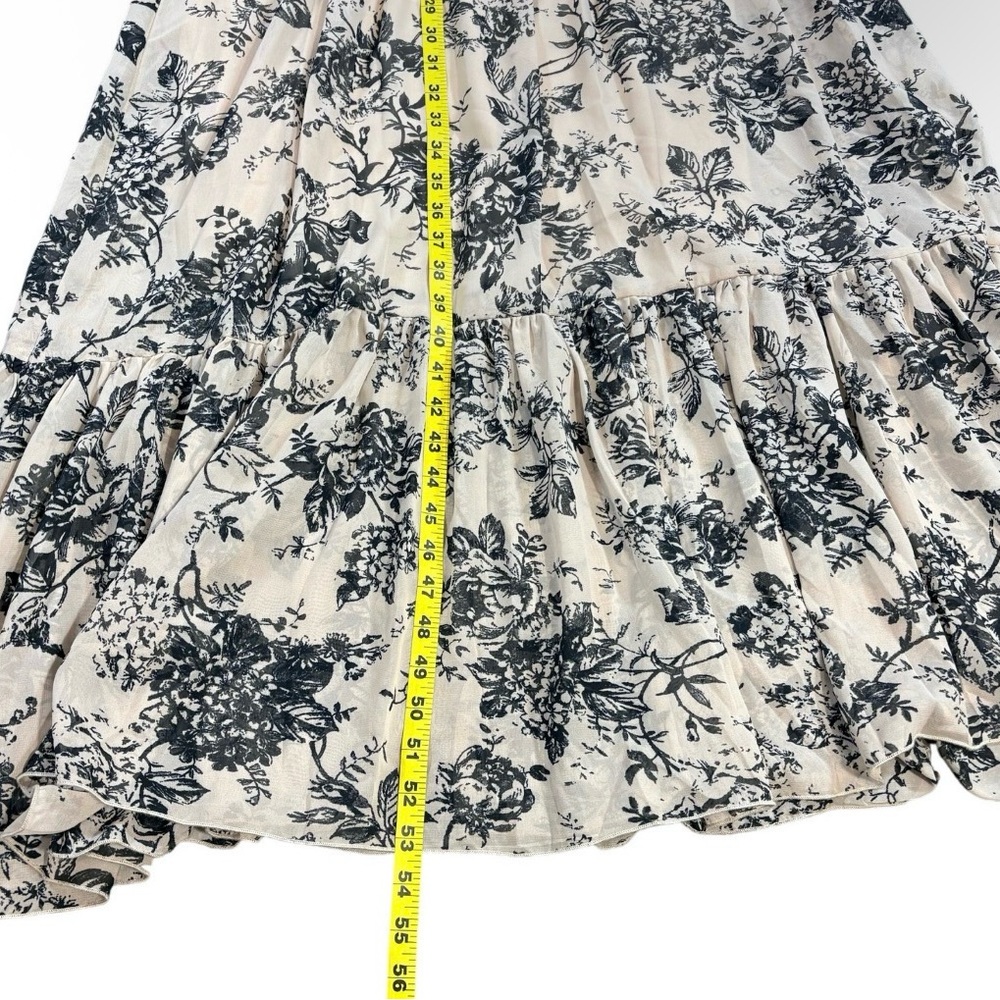 Kate and Lily Floral Maxi Dress Lace Trim Bohemian Tiered Plus Size 18W Romantic - Picture 9 of 12